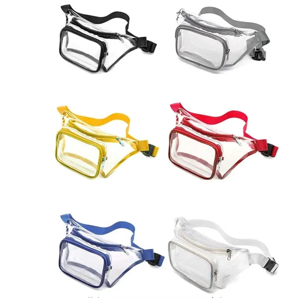 Clear Water-resistant Fanny Pack Belt Waist Bag