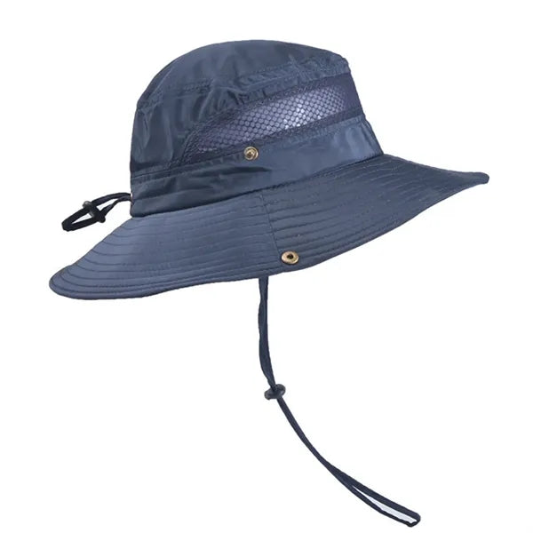 Unisex drawstring fisherman's hat