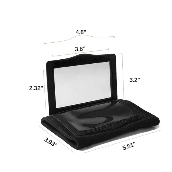 PVC Playbook Wristband with Clear Card Windows