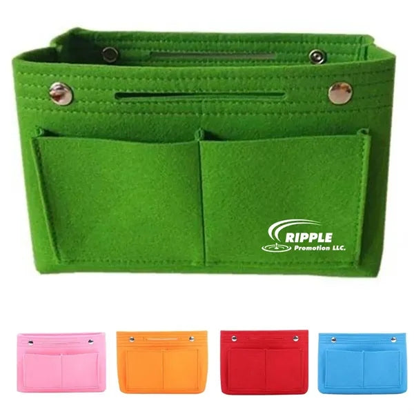 Portable Multi-Pocket Felt Bag Organizer
