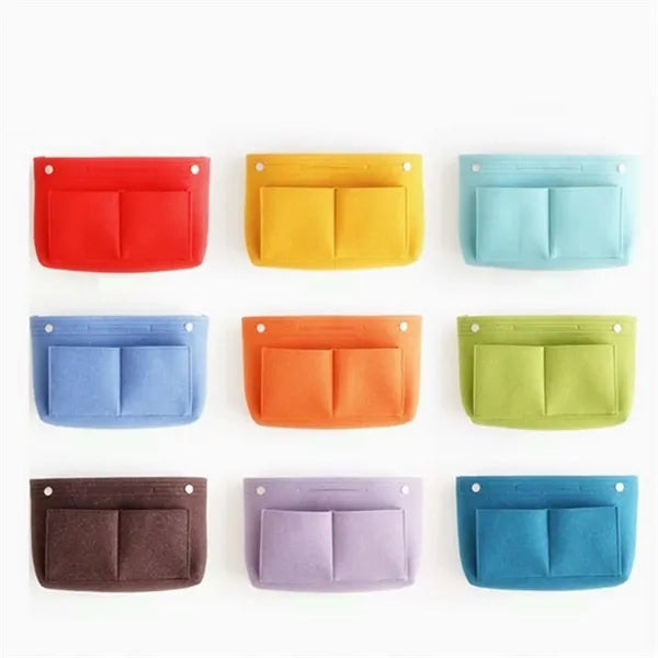Portable Multi-Pocket Felt Bag Organizer