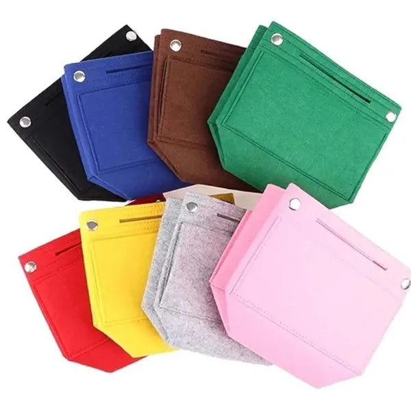 Portable Multi-Pocket Felt Bag Organizer