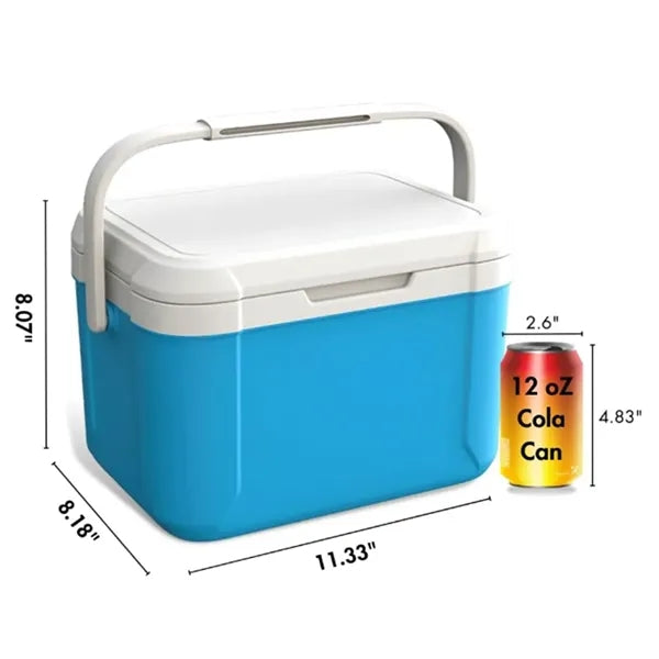 5-Quart Portable Insulated Hard Cooler Box Travel Ice Chest