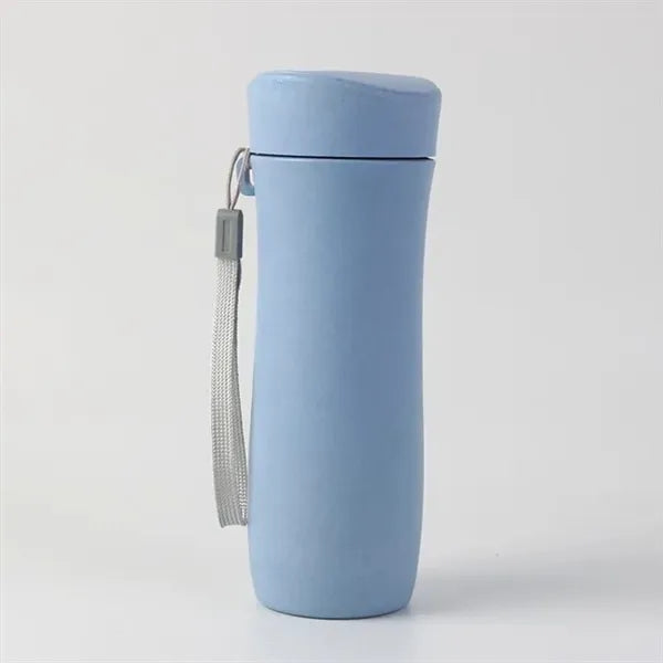 Simple Wheat Straw Fiber Water Bottle