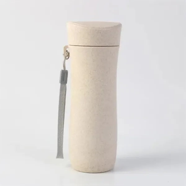 Simple Wheat Straw Fiber Water Bottle