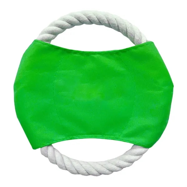 Outdoor Dog Chew Toy Rope Flying Disc