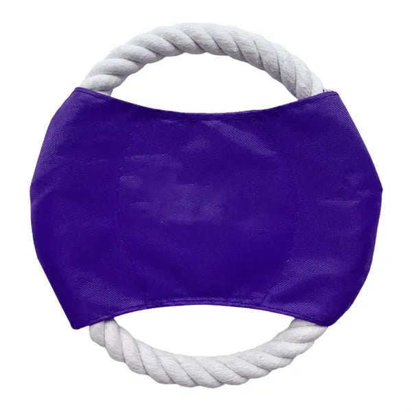 Outdoor Dog Chew Toy Rope Flying Disc