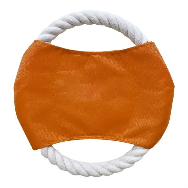 Outdoor Dog Chew Toy Rope Flying Disc