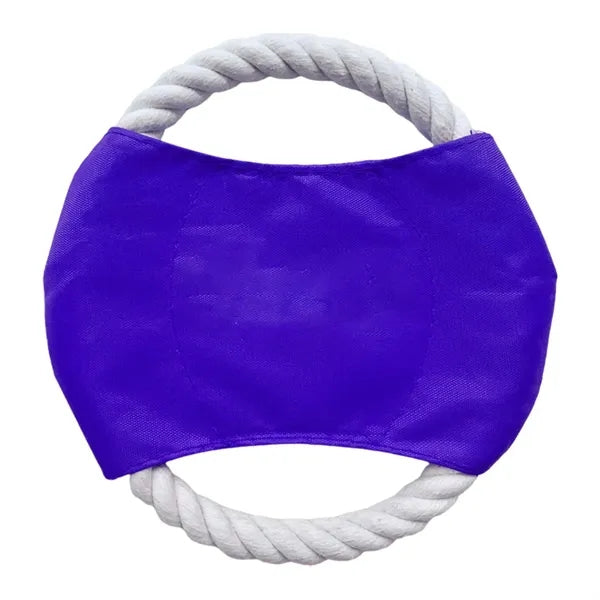 Outdoor Dog Chew Toy Rope Flying Disc