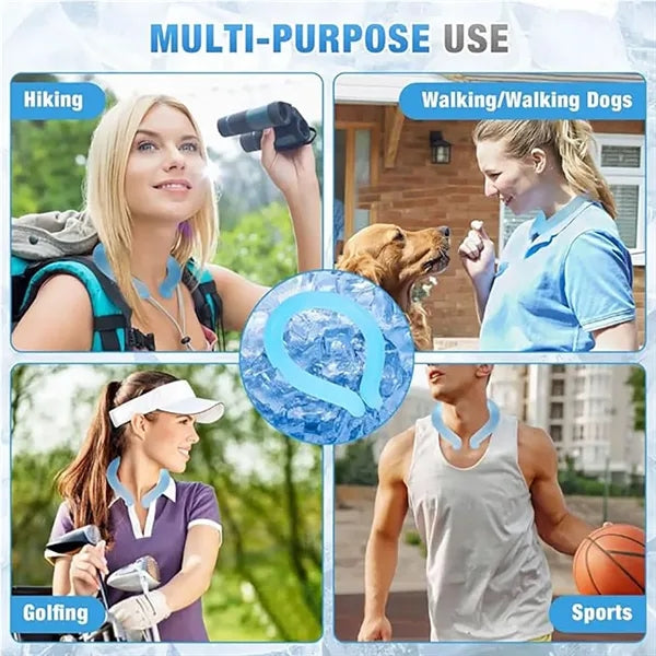 Wearable Cooling Neck Wraps for Summer