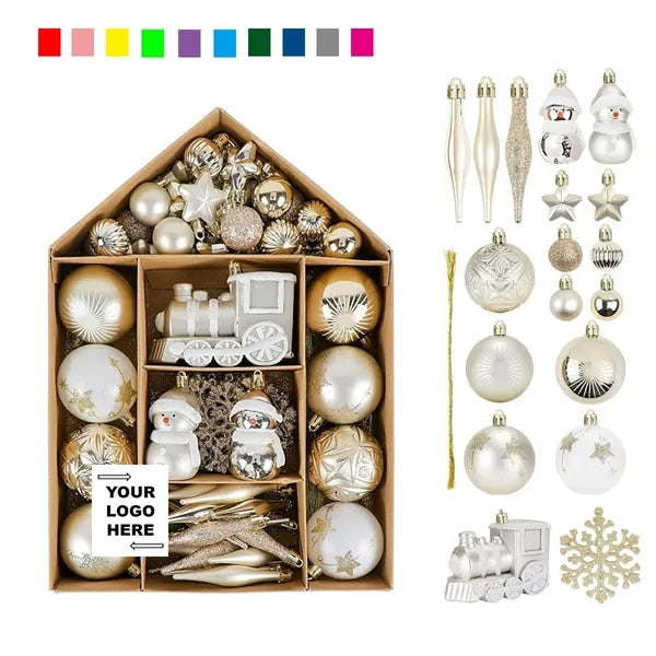 Christmas Tree Ornament Set 70-Pack