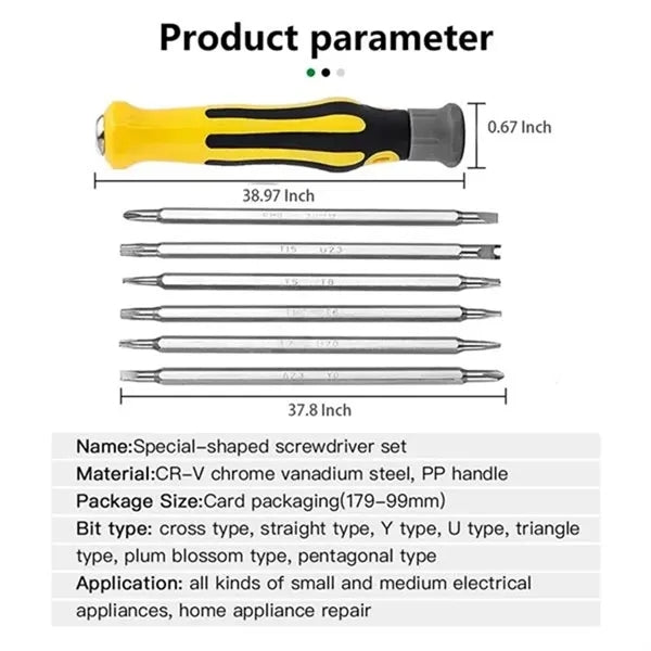 13 in 1 Multi-Tip Screwdriver For Home and Repairing