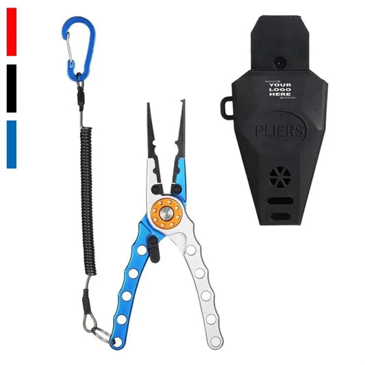 Self-Locking Fishing Pliers with Anti-Lost Spring