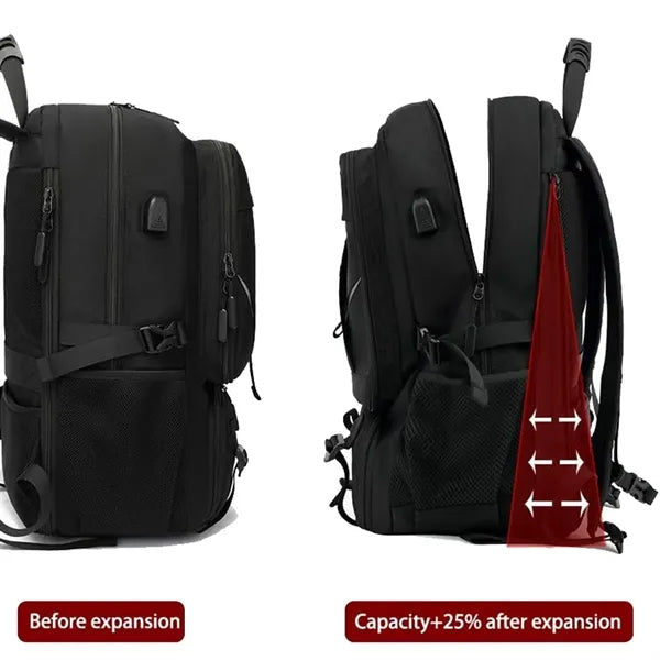 Large Extendable Business Laptop Backpack PC 18inch