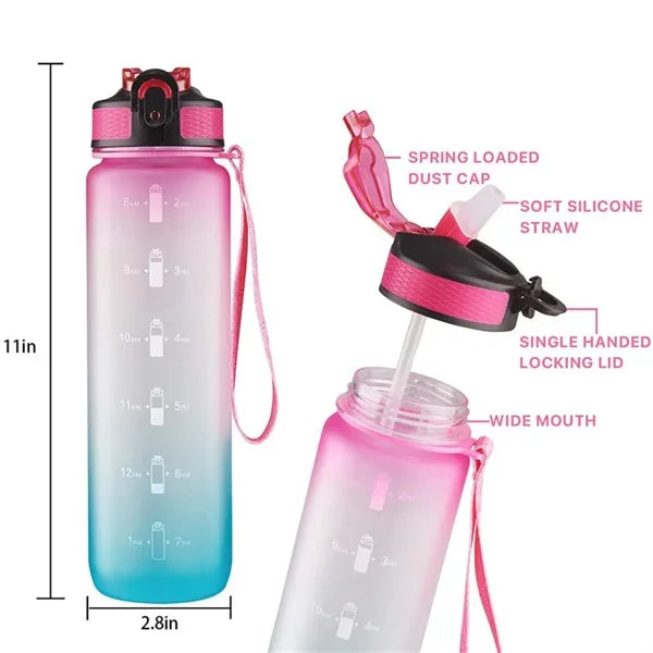 Colorful 32oz Water Bottle