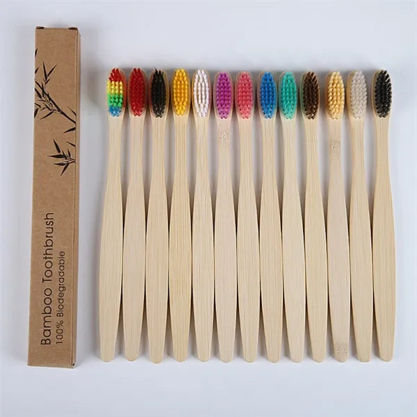 Natural Bamboo Toothbrush With Case