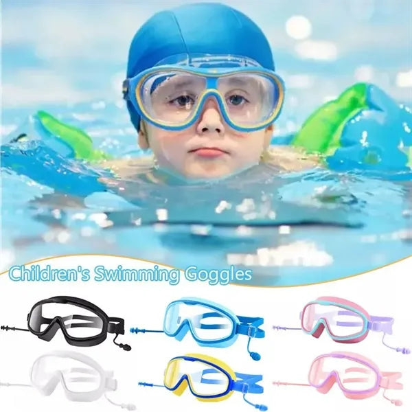 Large Frame Anti Fog Kids And Adults Swimming Goggles