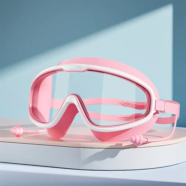 Large Frame Anti Fog Kids And Adults Swimming Goggles