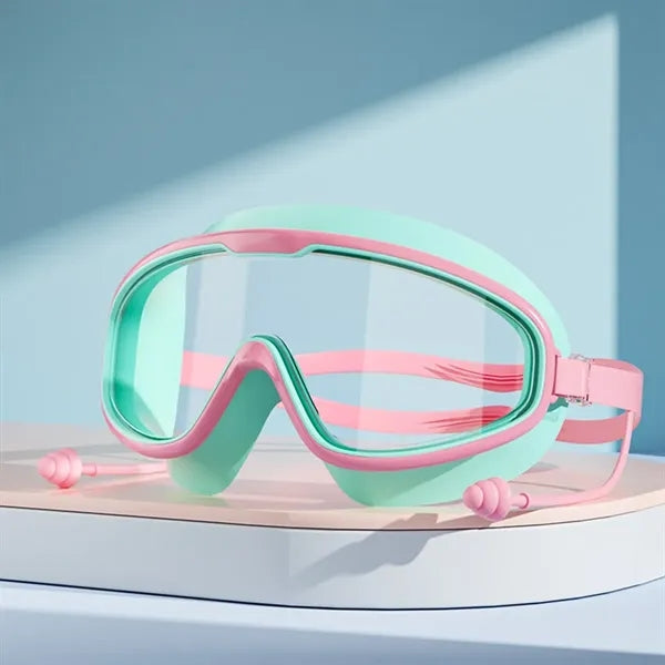 Large Frame Anti Fog Kids And Adults Swimming Goggles