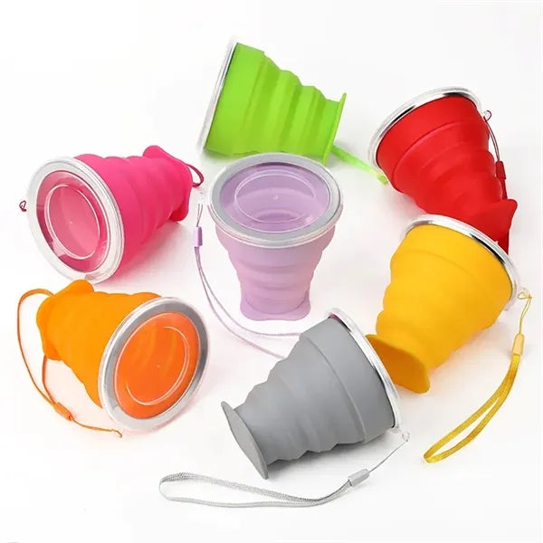 Portable Silicone Retractable Folding Cup
