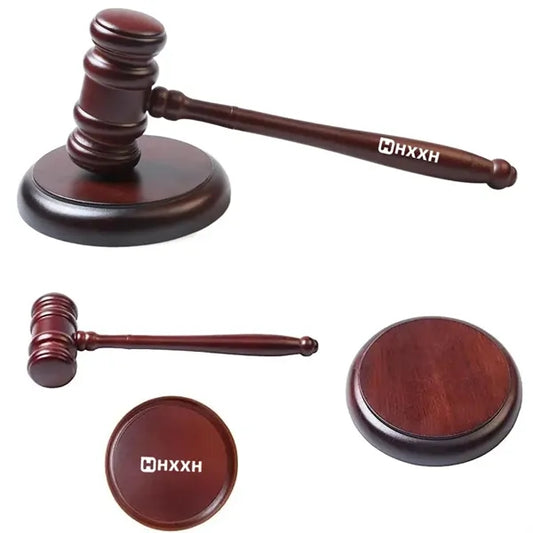 Wooden Judge Hammer Gavel