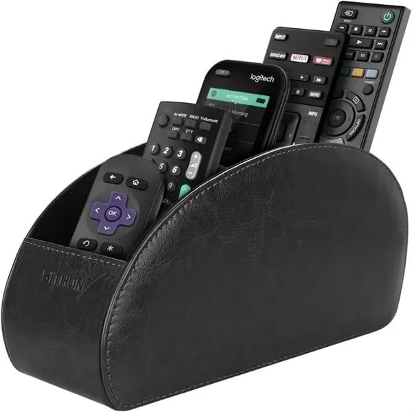 PU Leather Remote Control Storage Box