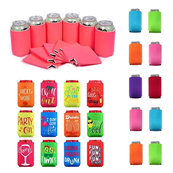 Soft Insulated Beer Can Cooler Sleeves