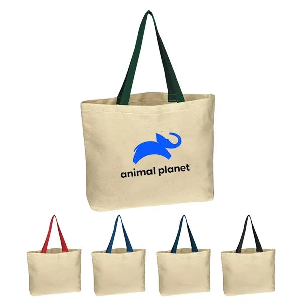 Natural Cotton Canvas Tote Bag