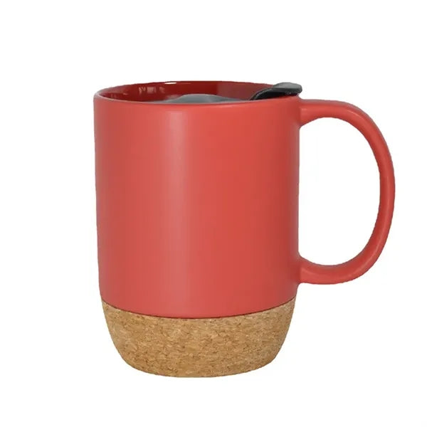 14Oz Cork Base Ceramic Mug