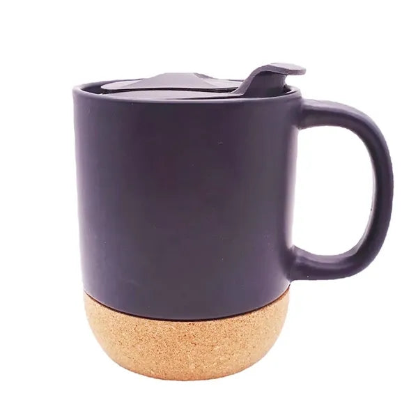 14Oz Cork Base Ceramic Mug