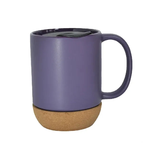 14Oz Cork Base Ceramic Mug