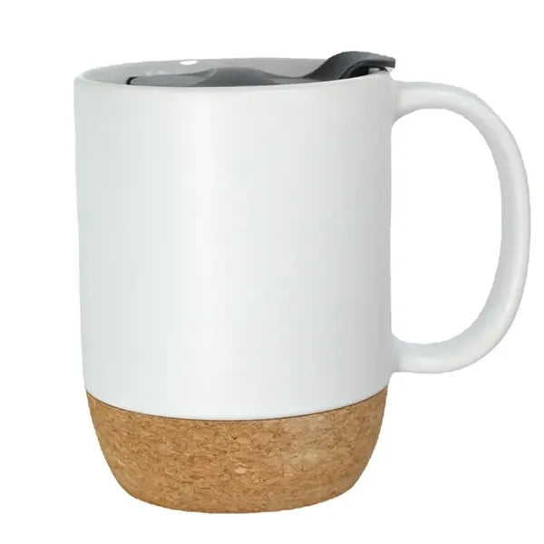 14Oz Cork Base Ceramic Mug