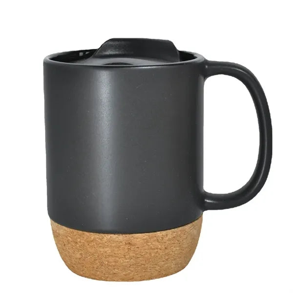 14Oz Cork Base Ceramic Mug