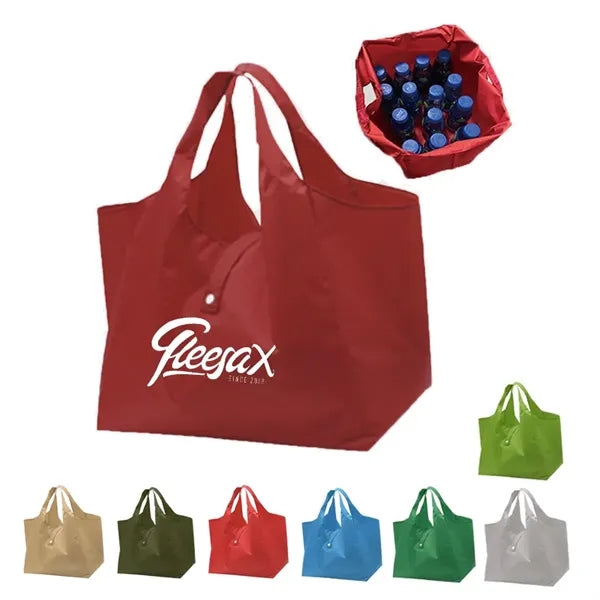 Water Resistant Folding Grocery Shopping Tote Bag