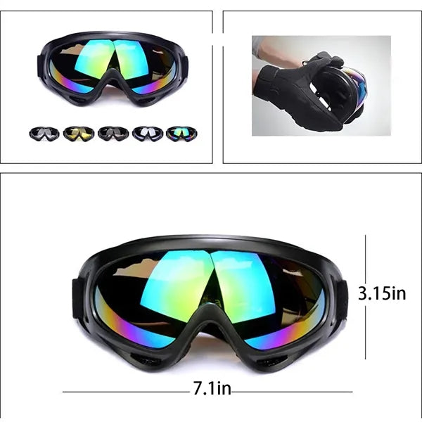 Snowboard Goggles ,Anti-Fog, UV-Protective, Lightweight.