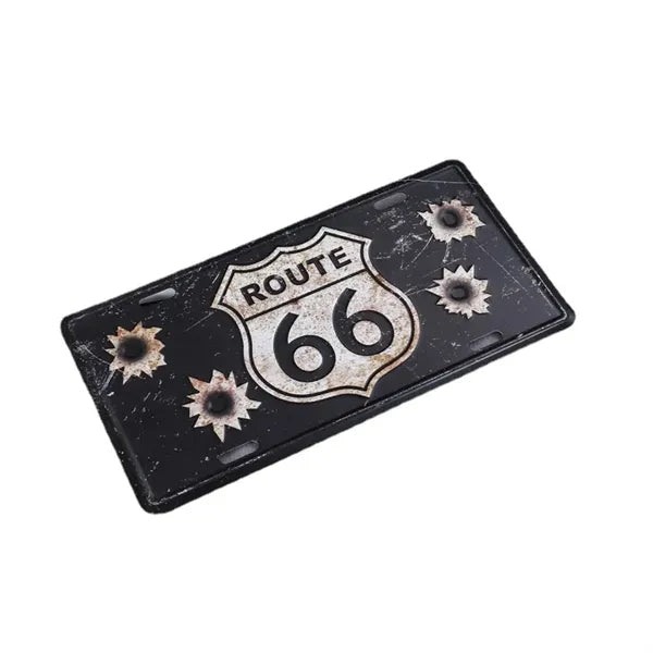 Embossed Aluminum License Plates With 4 Holes