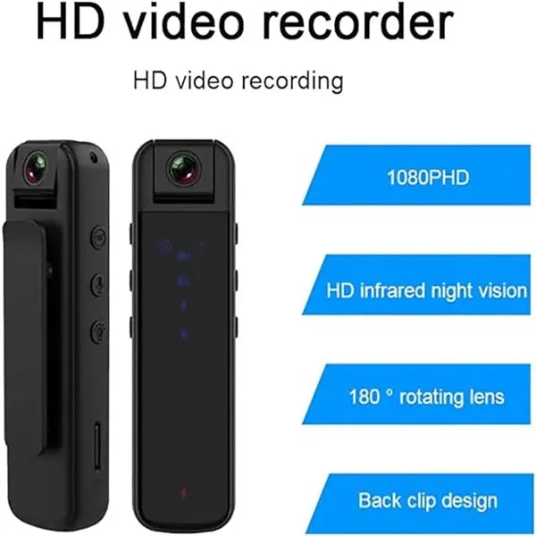 HD IR Infrared Covert Pocket Body Camera