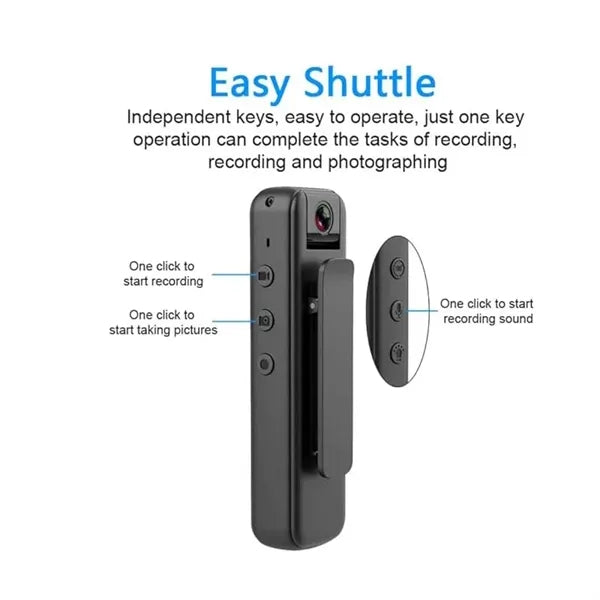 HD IR Infrared Covert Pocket Body Camera