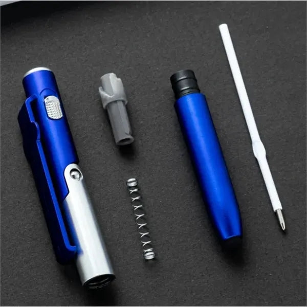 Folding LED Stylus Ballpoint Pen with Phone Stand