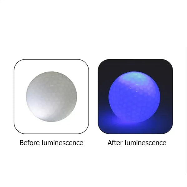 LED Light Up Glow Dark Night Luminous Golf Ball