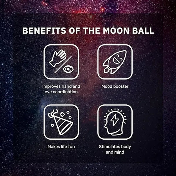 Hyper Bouncy Space Ball for Active Play and Outdoor Games