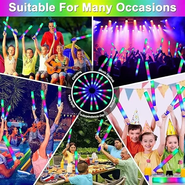 Color Changing Led Light Foam Glow Sticks