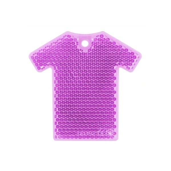 Reflective T-shirt Shape Safety Keychain