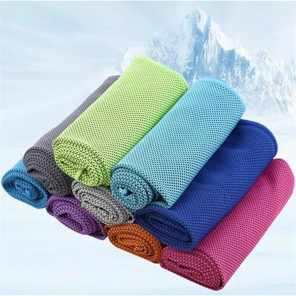 Quick Dry Ice Cooler Towel w/ Container