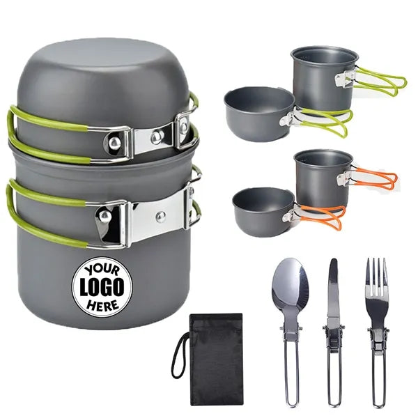 6pcs Camping Lightweight Cookware Kit