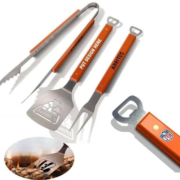 18" Stainless Steel Sportula with Bottle Opener