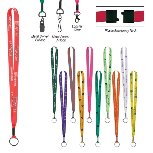 3/4" Dye-Sublimation Lanyards