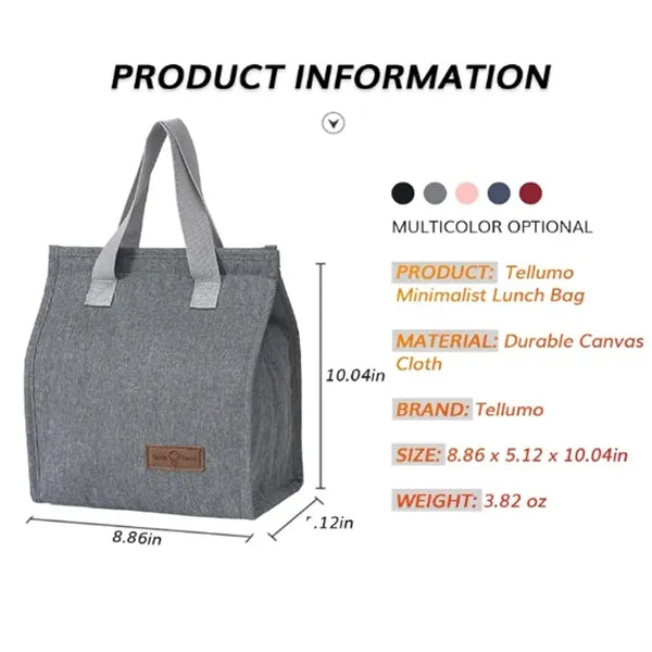 Insulated Bag for Lunch Box Container, Leakproof Tote