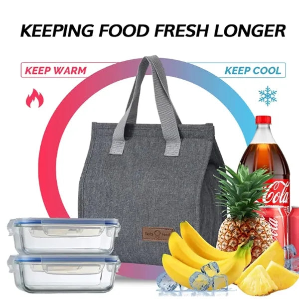 Insulated Bag for Lunch Box Container, Leakproof Tote