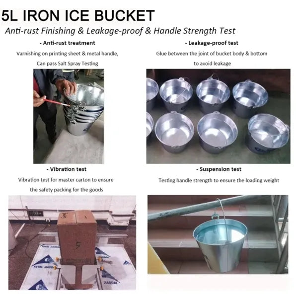 3L 5L Beer Ice Bucket w/ Bottle Opener